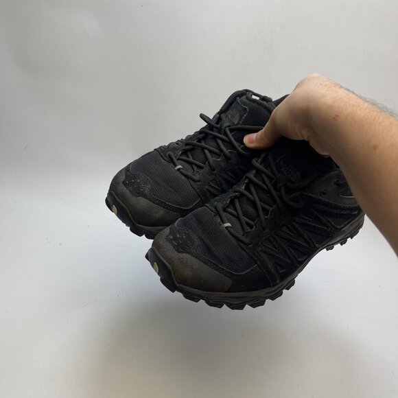 The North Face Truckee Low Hiking Shoes Black Suede Men Sz 9 US Outdoor Trekking - Picture 16 of 16
